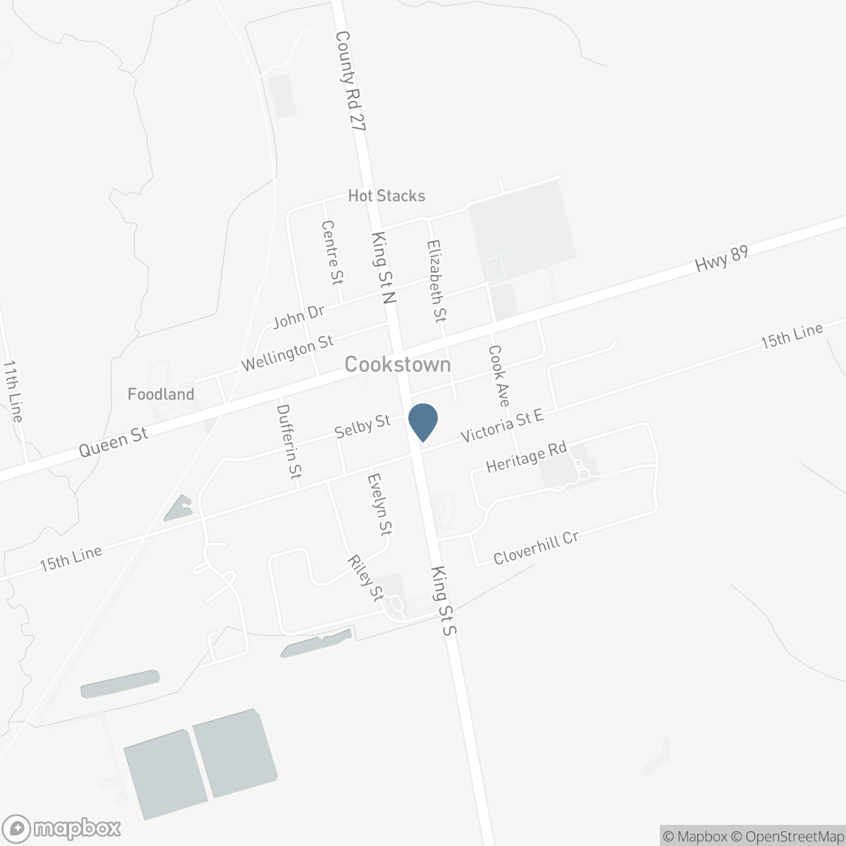 11 KING STREET S, Cookstown, Ontario L0L 1L0